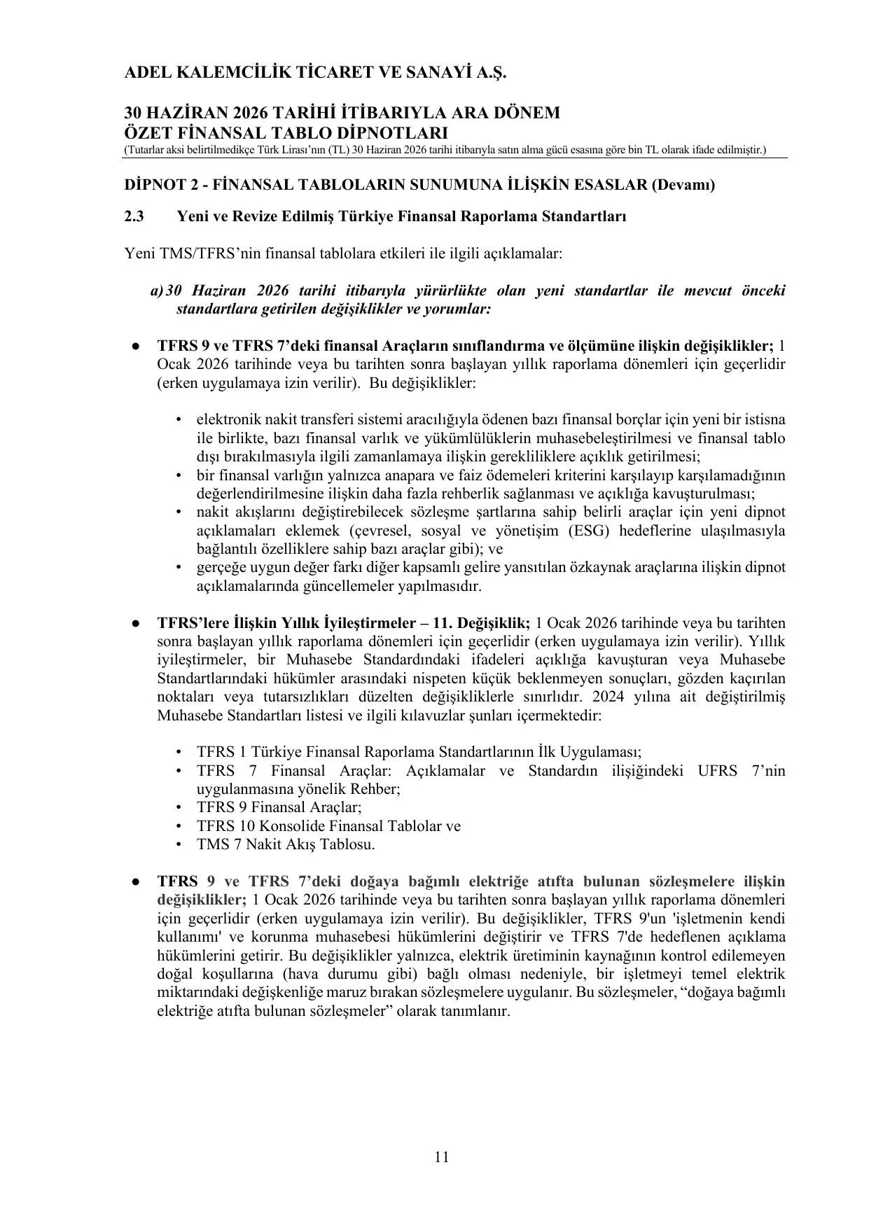 Adel Mali Tablo ve Dipnotlar 30.06.2026.pdf — sayfa 14