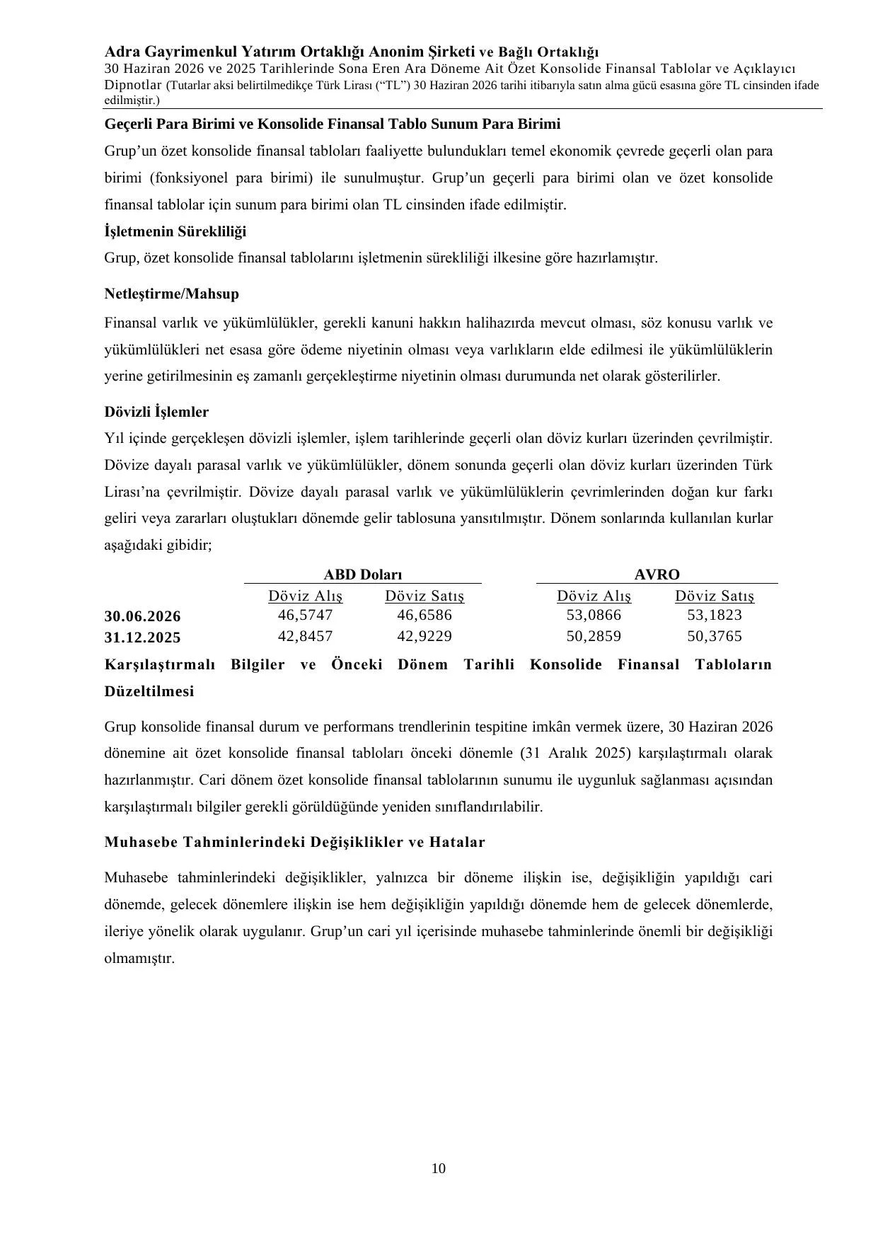 Konsolide_ADRA GYO A.ล_2026-06_BDR PDF.pdf โ sayfa 14
