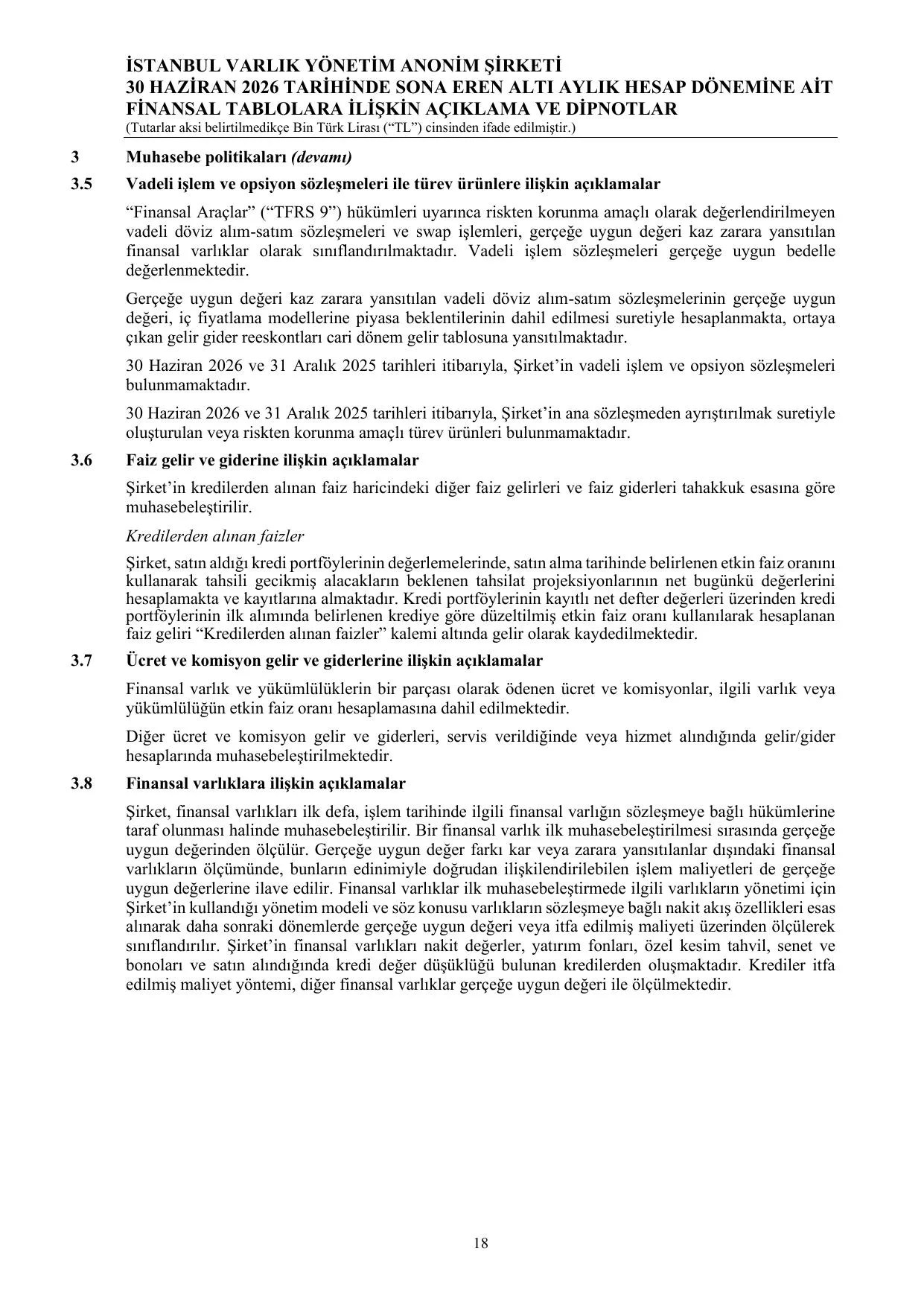 ฤฐSTANBUL VARLIK - 30.06.2026 - BDDK.pdf โ sayfa 23
