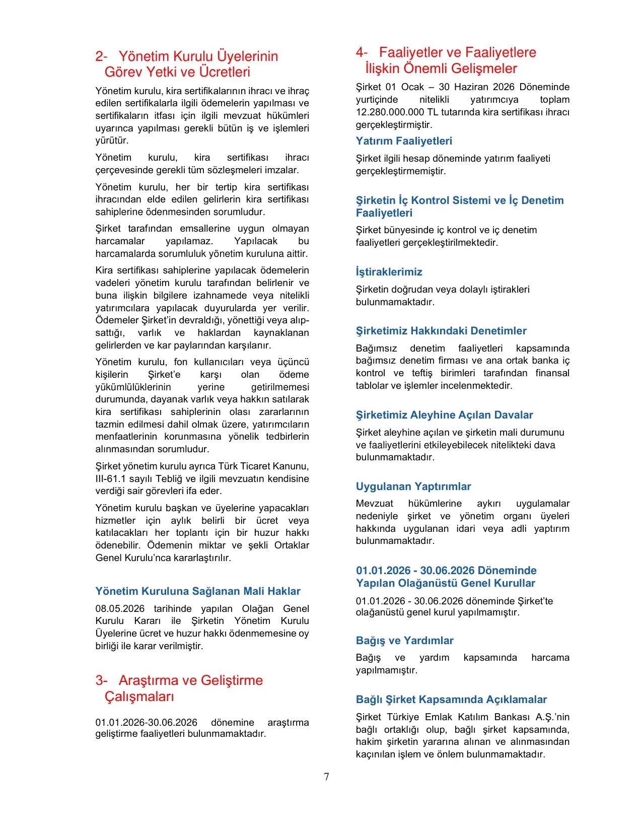 Emlak VKŞ 30.06.2026 Faaliyet Raporu.pdf — sayfa 10