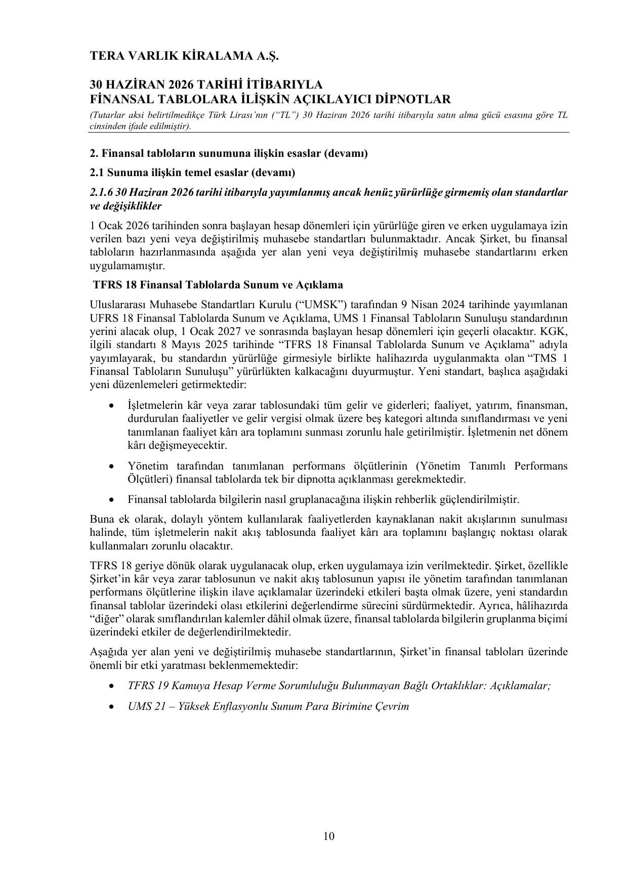 Tera Varlฤฑk Kiralama A.ล. Rapor 30.06.2026.pdf โ sayfa 14