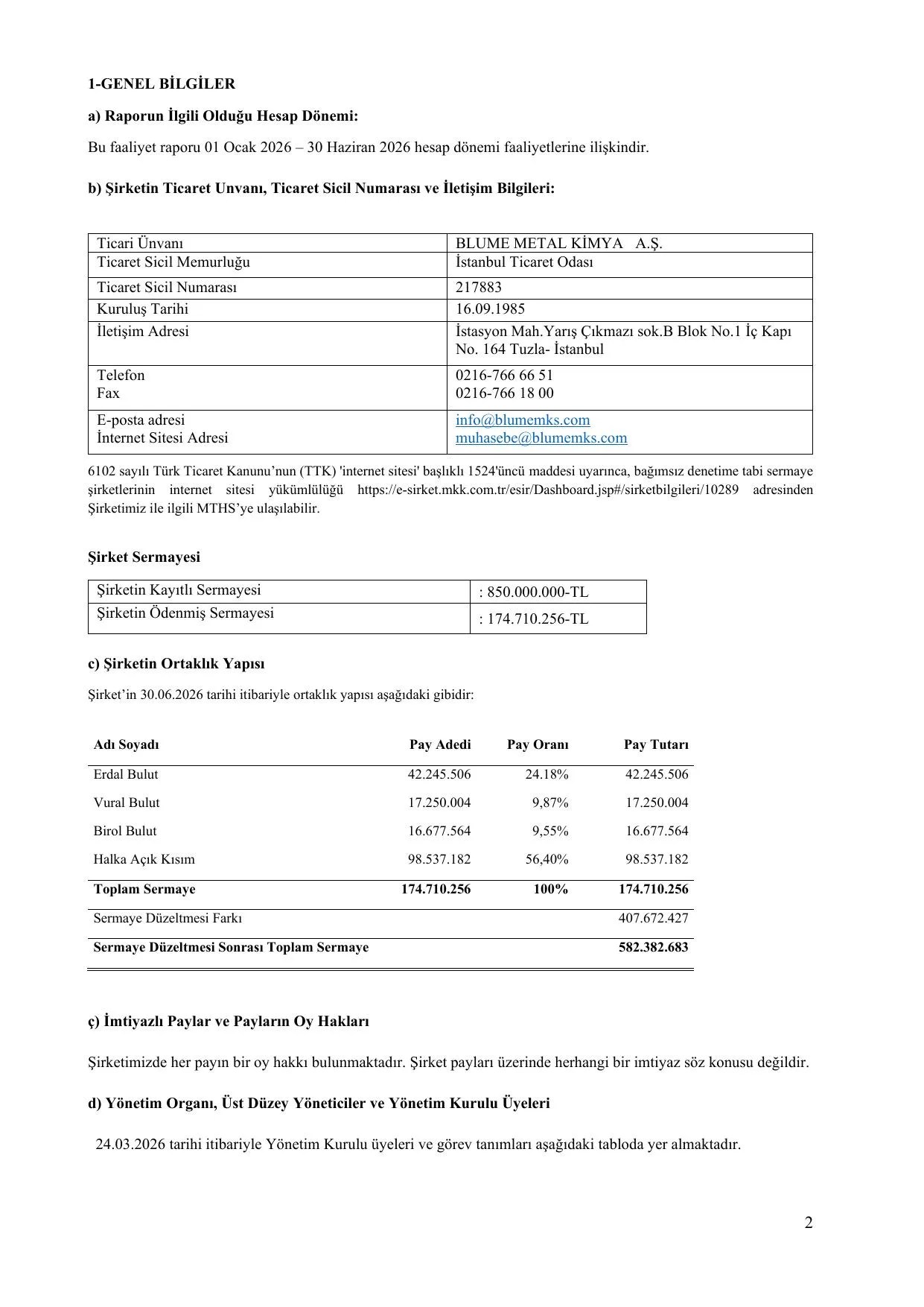 BLUME FAALฤฐYET RAPORU 01 01 2026-30.06.2026.pdf โ sayfa 3