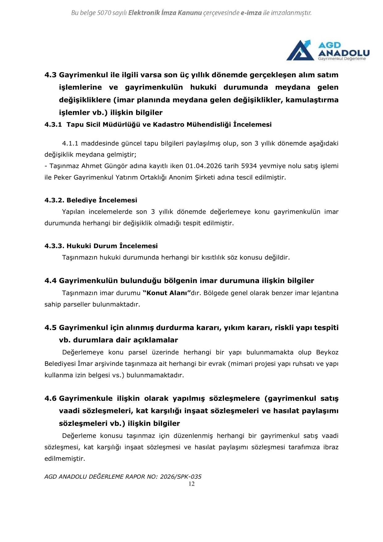 PEKER GYO_2026_035_BEYKOZ_YAVUZSELIM_1 ADET ARSA.pdf โ sayfa 12