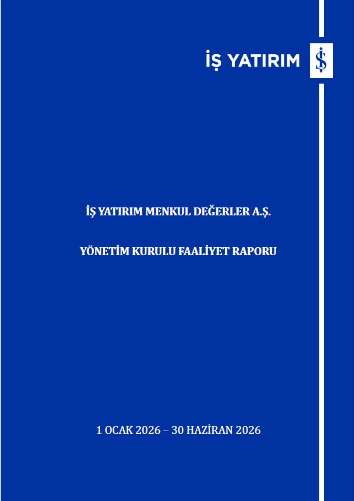 Yรถnetim Kurulu Faaliyet Raporu 1 Ocak - 30 Haziran 2026.pdf โ sayfa 1