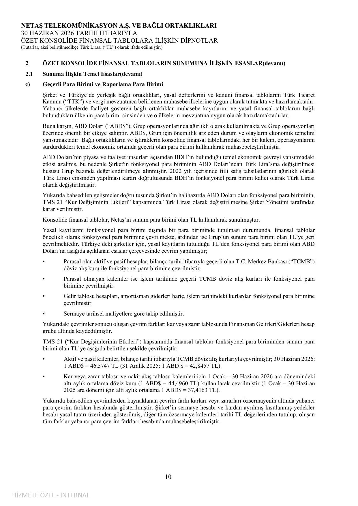 30.06.2026 Netas Konsolide SPK.pdf โ sayfa 14