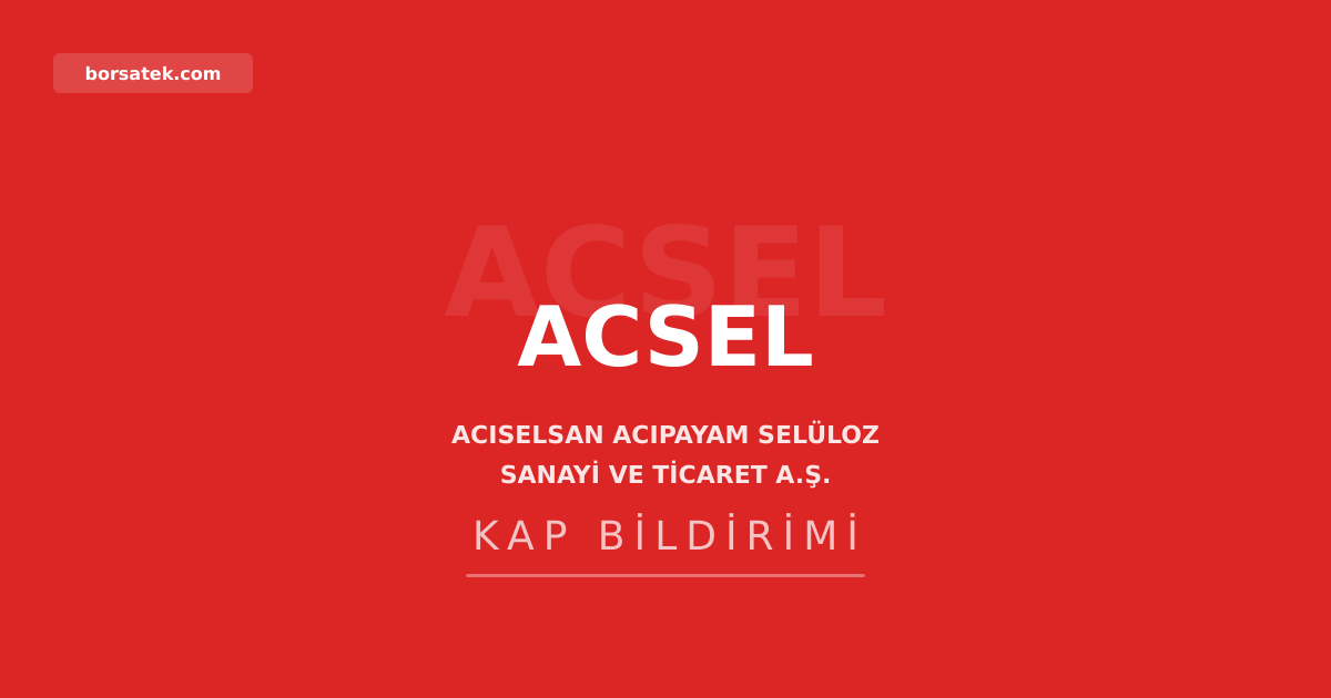 Acฤฑselsan'ฤฑn hasฤฑlatฤฑ arttฤฑ, ertelenmiล vergi gideri net zararฤฑ beraberinde getirdi Borsatek