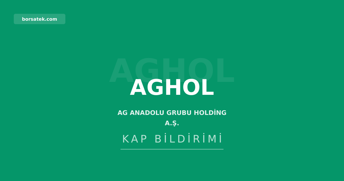 Anadolu Grubu Holding'den kaydileลtirilmeyen paylar iรงin son baลvuru uyarฤฑsฤฑ Borsatek