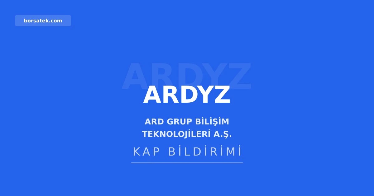 ARD Grup Bilişim, Havelsan'dan yapay zeka altyapı siparişi aldı Borsatek