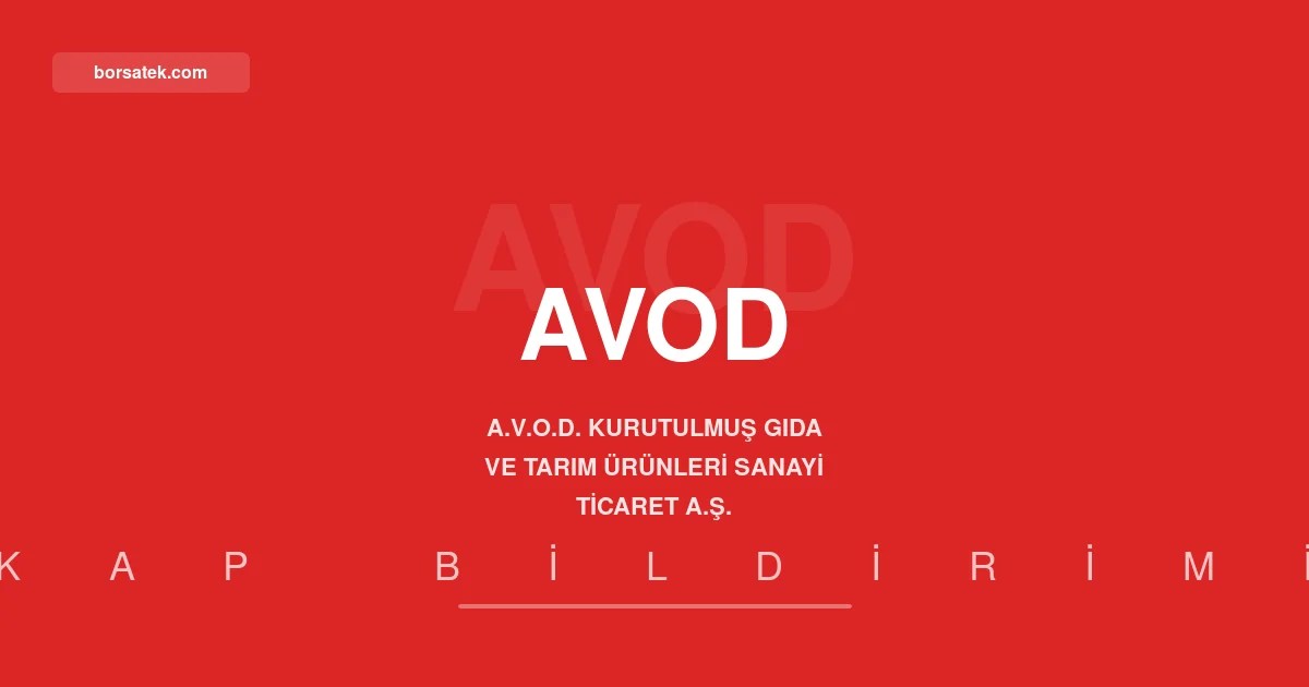 AVOD'un bağlı ortaklığı Hasat'ın Köyceğiz'deki krom maden sahası ruhsatı iptal edildi Borsatek