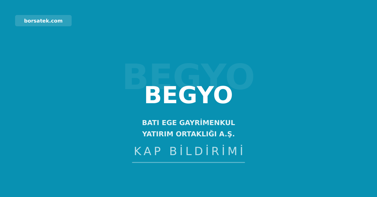 Batฤฑ Ege GYO'da baฤฤฑmsฤฑz yรถnetim kurulu รผyesi Akif Gรผlle istifa etti Borsatek