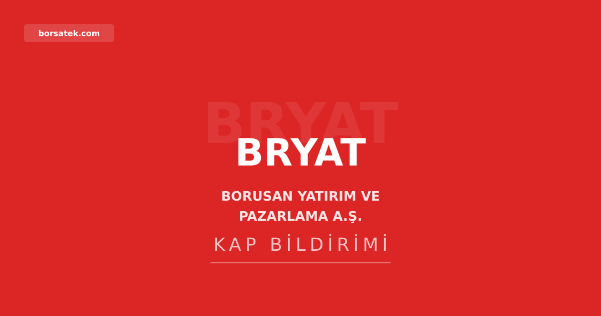 Borusan Yatırım'da üst düzey görev değişimi Borsatek