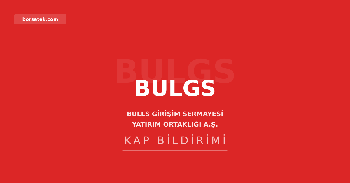 Bulls Giriลim ve Logo Yazฤฑlฤฑm temettรผ รถdemelerini gerรงekleลtirdi Borsatek