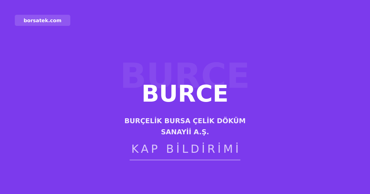 Burรงelik'in Nilรผfer'deki fabrikasฤฑndan 6 milyon TL deฤerinde ipotek kaldฤฑrฤฑldฤฑ Borsatek