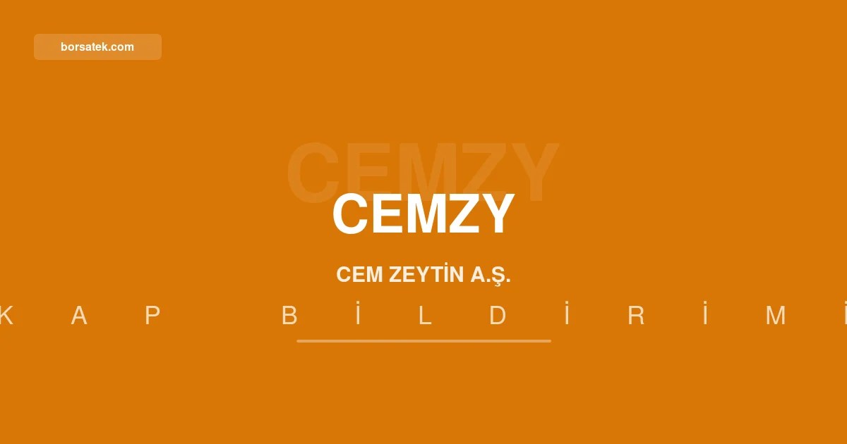 Cem Zeytin yatฤฑrฤฑmcฤฑ sunumunu paylaลtฤฑ Borsatek