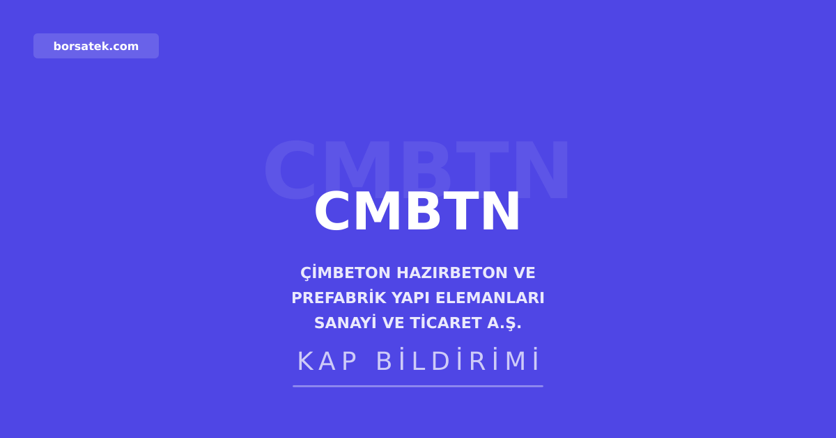 รimbeton'un รถzkaynaklarฤฑ yarฤฑdan fazla eridi, brรผt zarar 7 kat arttฤฑ Borsatek