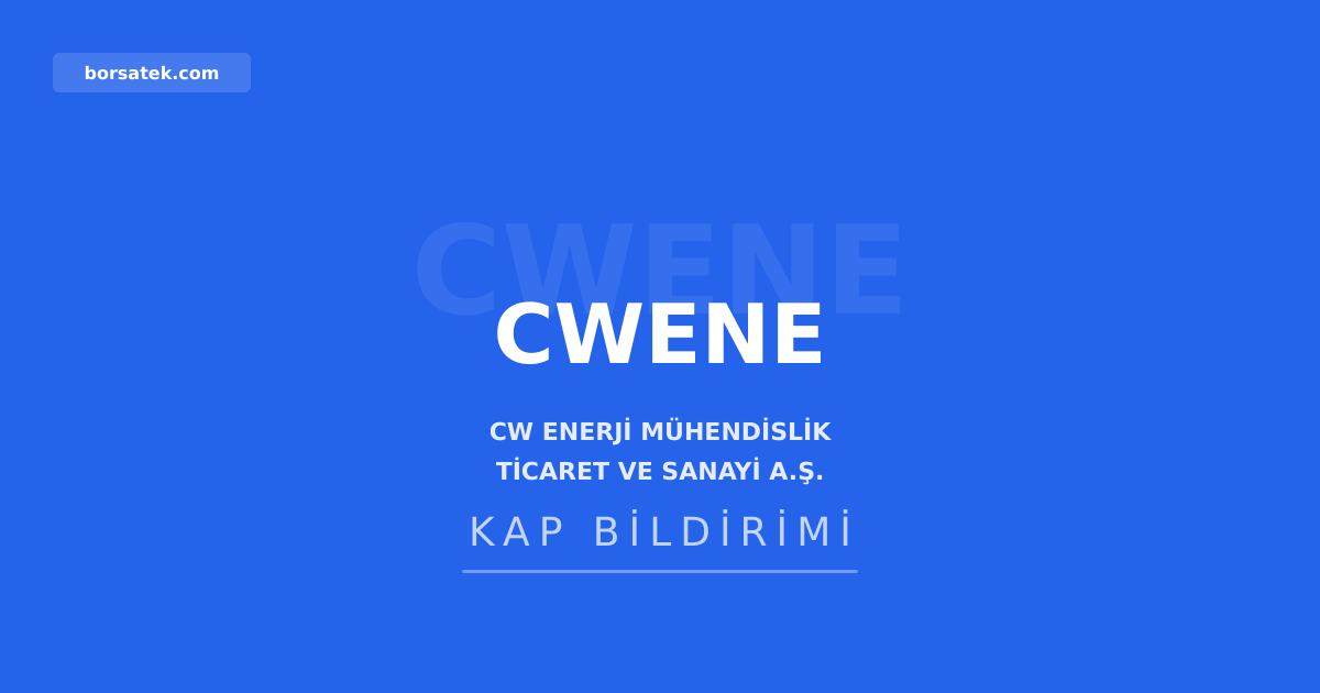 CW Enerji ve Fraunhofer ISE arasฤฑnda iล birliฤi mutabakatฤฑ Borsatek