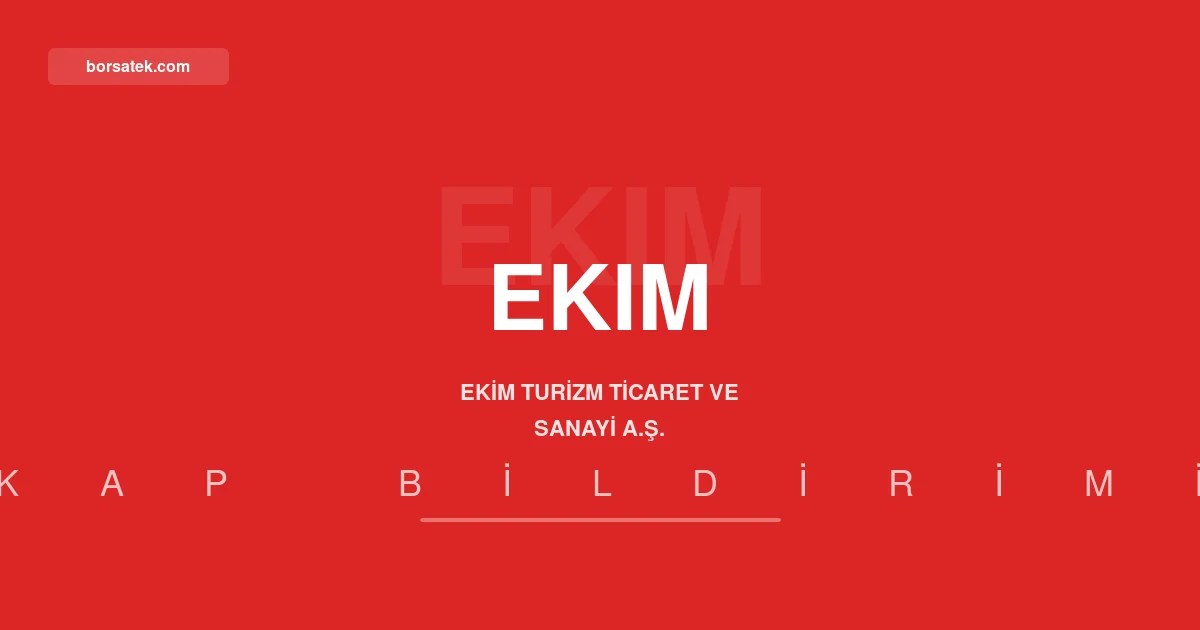 Ekim Turizm 555 araçlık yatırımla filosunu büyüttü Borsatek