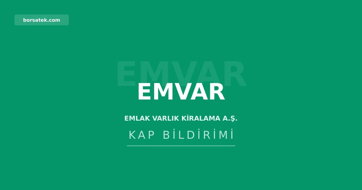 Emlak Varlฤฑk Kiralama'dan Garanti Leasing iรงin 1 milyar TL'lik yeลil kira sertifikasฤฑ ihracฤฑ Borsatek