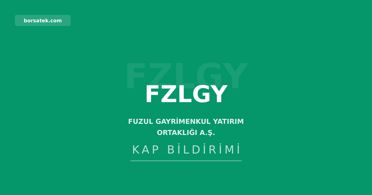Fuzul GYO şirket merkezini Başakşehir'de taşıdı Borsatek