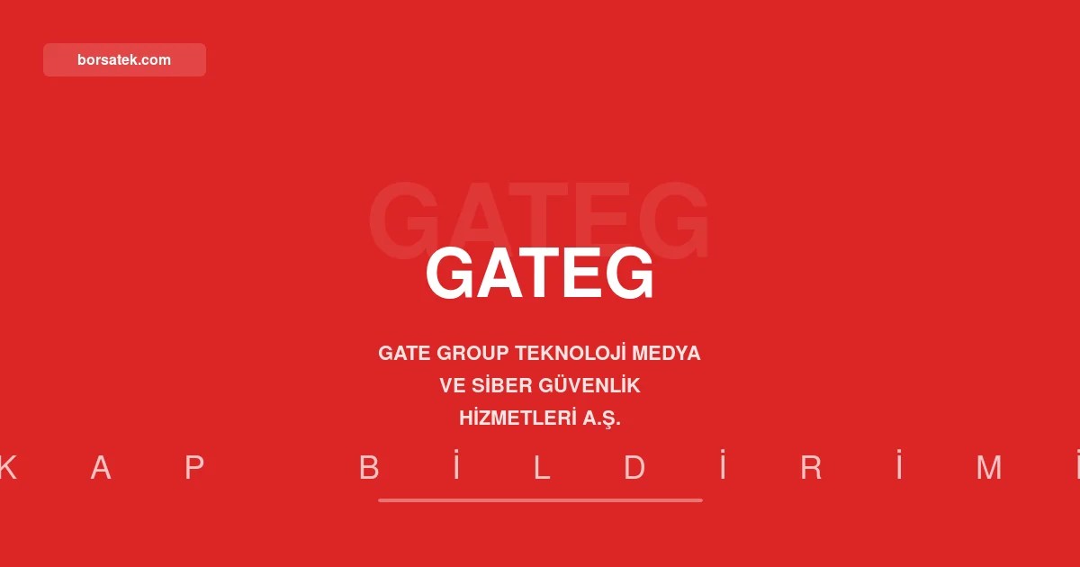 Gate Group'un hasฤฑlatฤฑ yรผzde 34 arttฤฑ, net kar 31,8 milyon TL oldu Borsatek