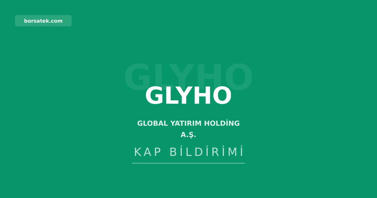 Global Yatırım Holding, Mayıs 2026 yolcu istatistiklerini yayımladı Borsatek