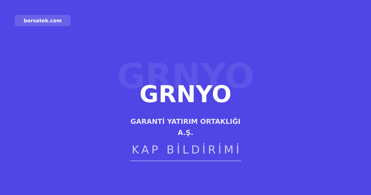Garanti REIT hissesi net aktif deฤerinin 2 katฤฑna รงฤฑktฤฑ Borsatek