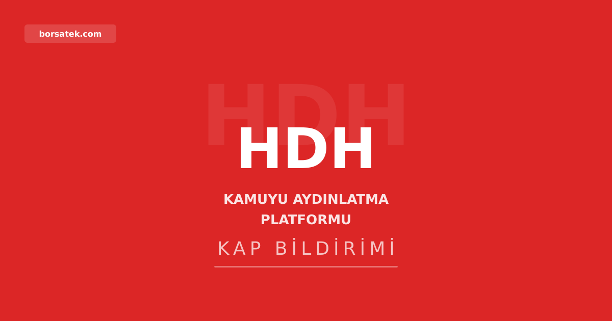 Kamuyu Aydฤฑnlatma Platformu'ndan รถzel durum aรงฤฑklamasฤฑ Borsatek