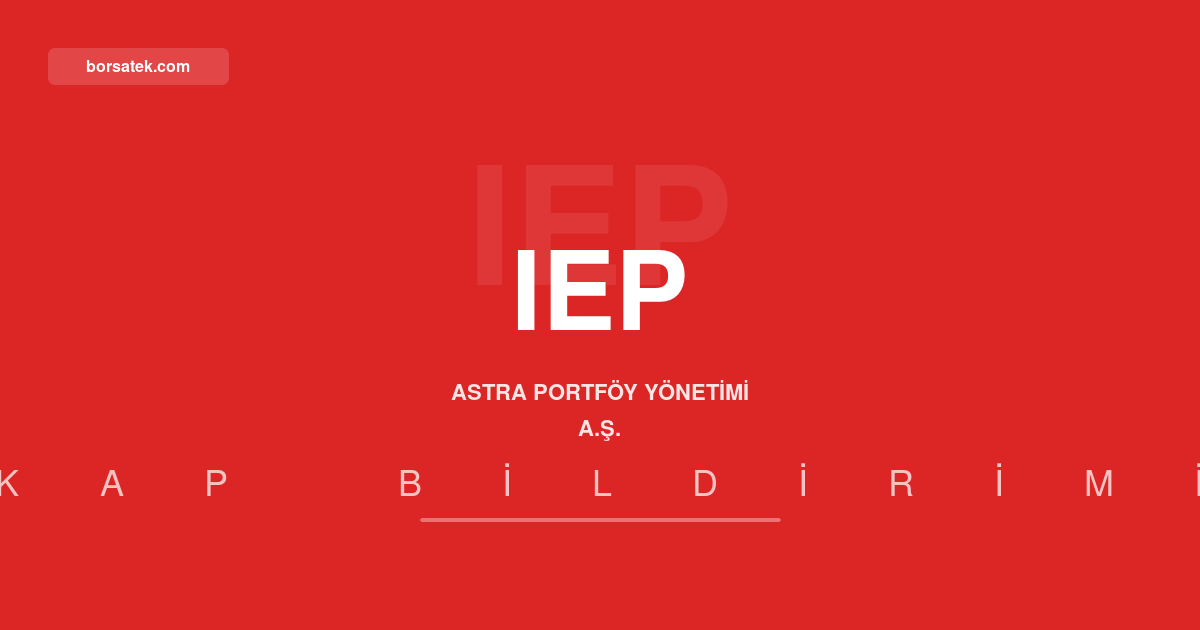 Astra Portfรถy'รผn net kรขrฤฑ yรผzde 33 geriledi, hasฤฑlat yรผzde 86 arttฤฑ Borsatek