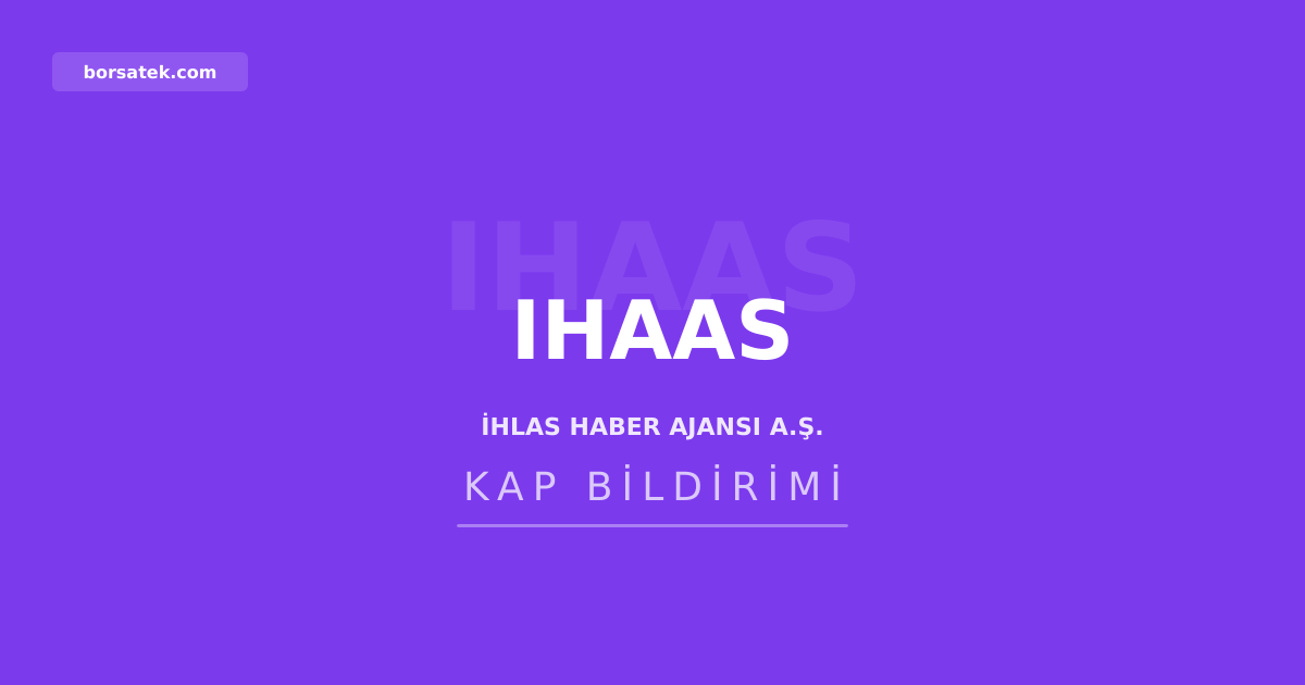 IHAAS.E'de pay bazฤฑnda devre kesici uygulamasฤฑ devreye girdi Borsatek