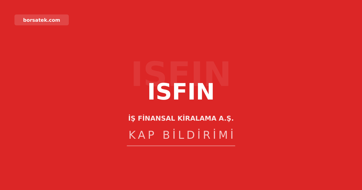 İş Finansal Kiralama ve BSTDB'den çevre dostu projelere kredi Borsatek