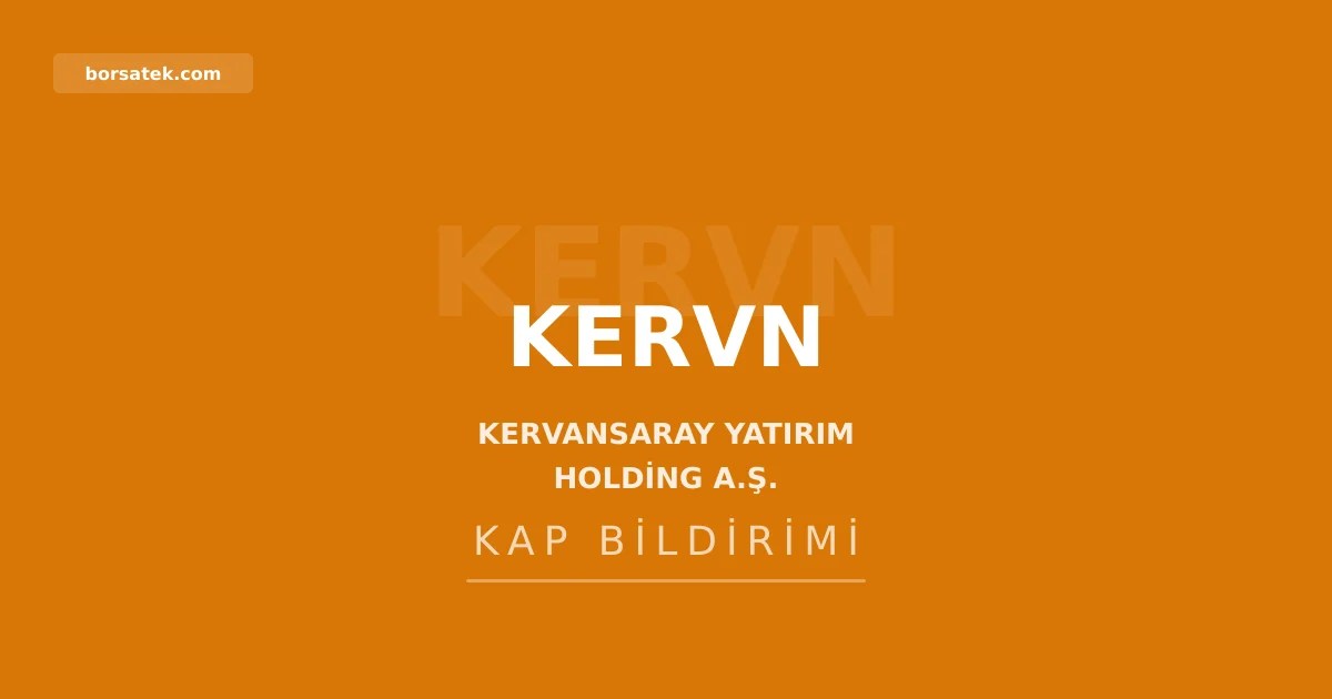 Kervansaray Yatırım'ın iştiraki SİS Sayılgan'ın gayrimenkul davasında yeni duruşma tarihi belli oldu Borsatek