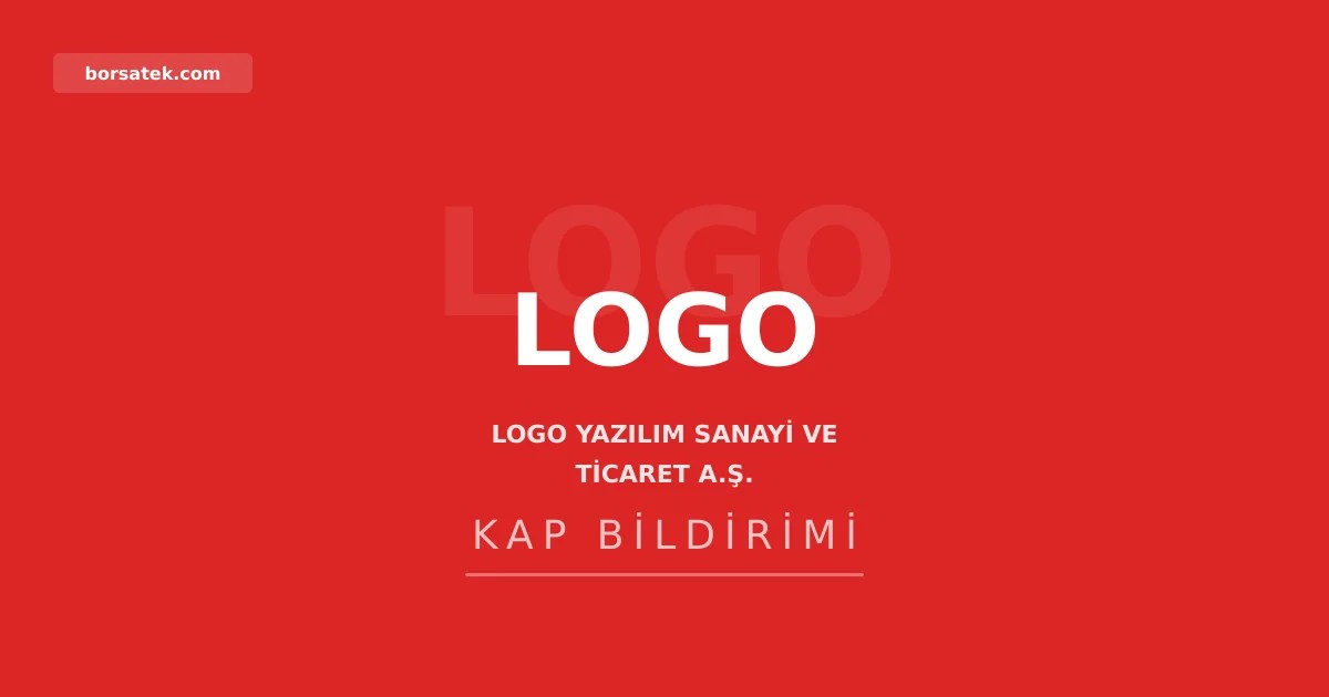Logo Yazฤฑlฤฑm'dan 92.353 lira nominal tutarฤฑnda pay geri alฤฑmฤฑ Borsatek
