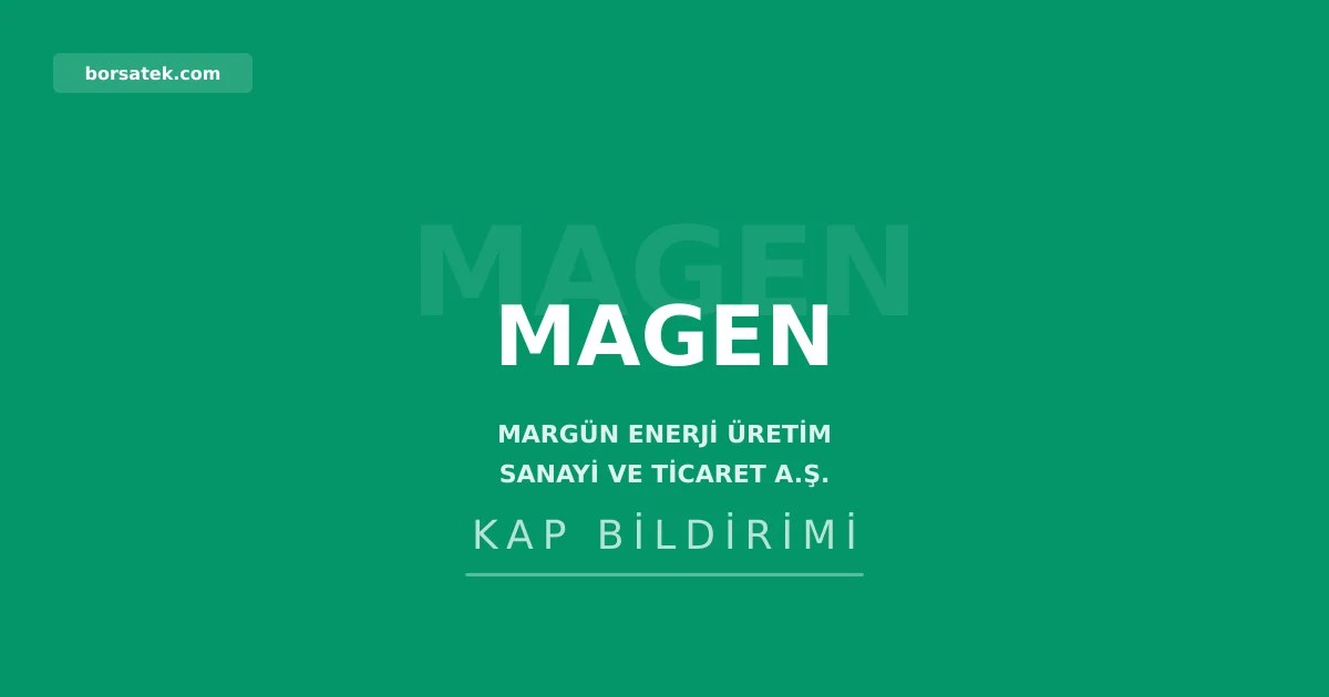 Margรผn Enerji 1 Temmuz'da 198.110 adet pay geri aldฤฑ Borsatek