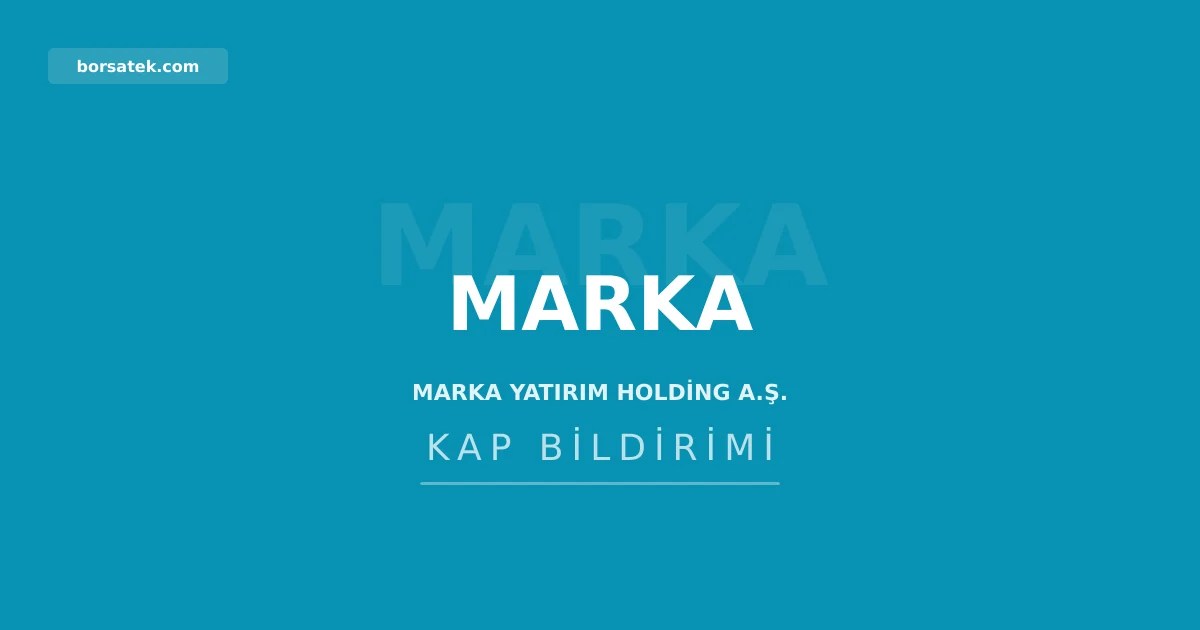 Marka Yatırım Holding, Westplast'ın çoğunluk hissesini aldı Borsatek
