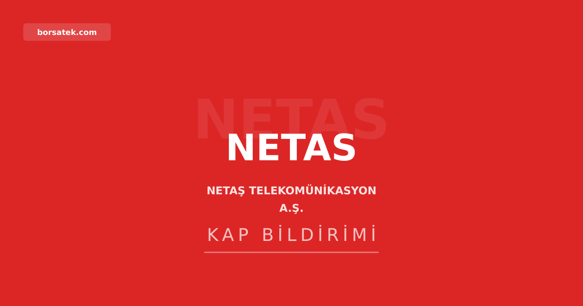 Netaล'tan Cezayir'de 20,3 milyon dolarlฤฑk yeni nesil iletiลim sรถzleลmesi Borsatek