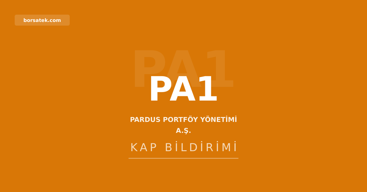 Pardus Portfรถy'รผn fonlarฤฑ Ensari Sฤฑnai Yatฤฑrฤฑmlar'daki payฤฑnฤฑ %18,32'ye รงฤฑkardฤฑ Borsatek