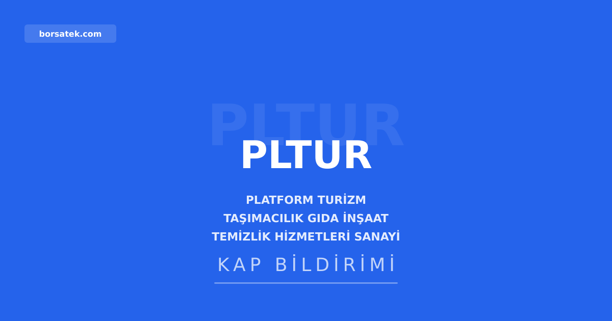Platform Turizm'de pay sahipleri arasında devir sözleşmesi imzalandı Borsatek