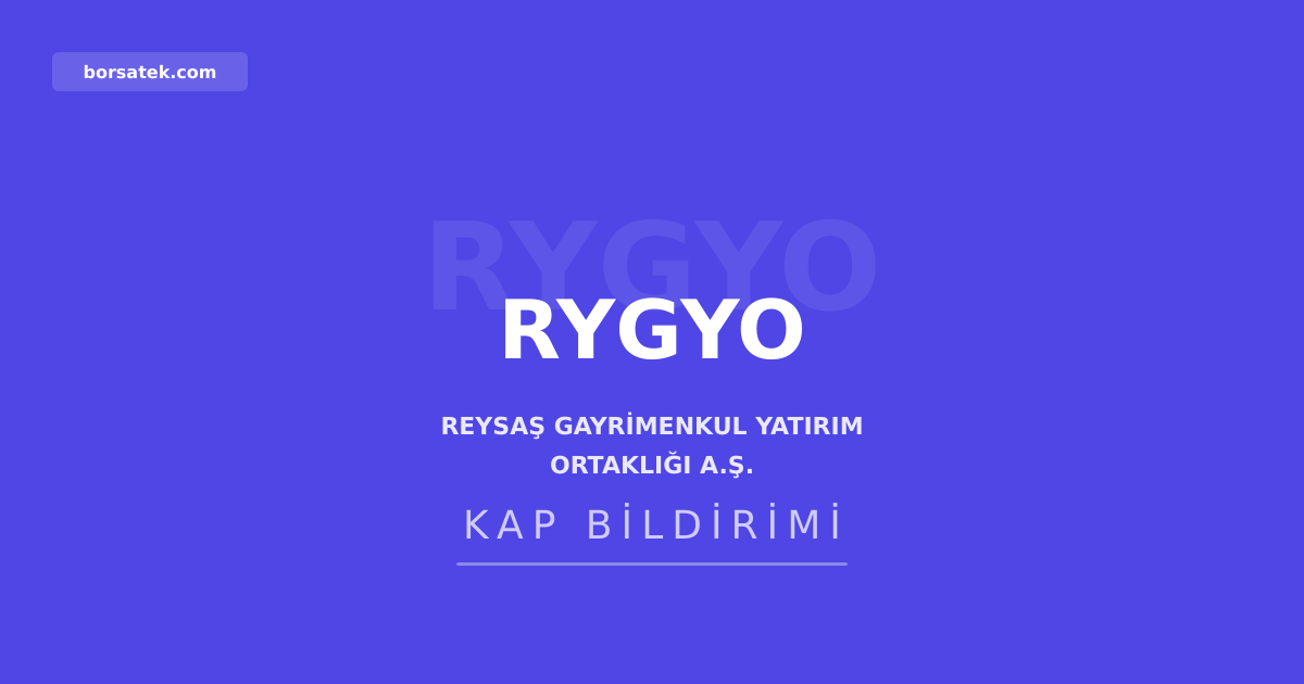 Reysaล GYO Adana'da 37 bin metrekare depo inลaatฤฑna baลlฤฑyor Borsatek