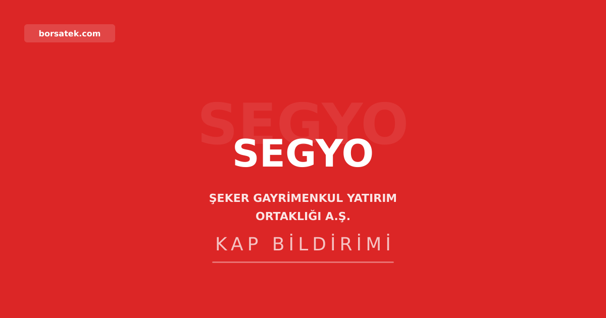 ลeker GYO'nun Yozgat Boฤazlฤฑyan'daki gayrimenkulรผ iรงin deฤerleme raporu hazฤฑrlandฤฑ Borsatek