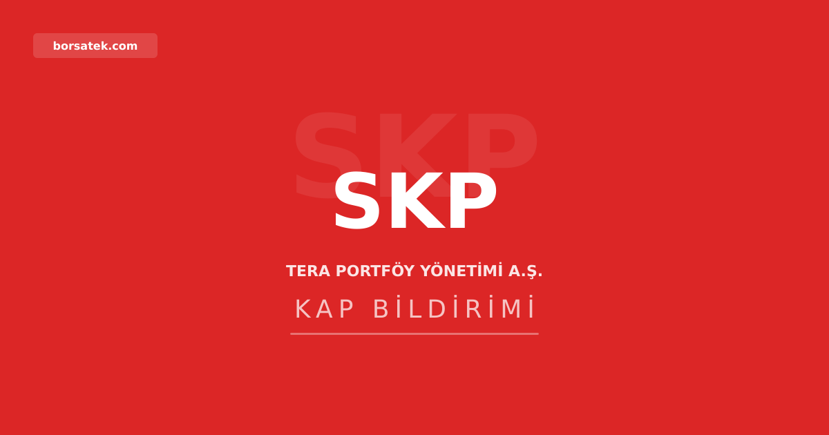 Tera Portföy, Destek Finans'ta pay oranını artırdı Borsatek
