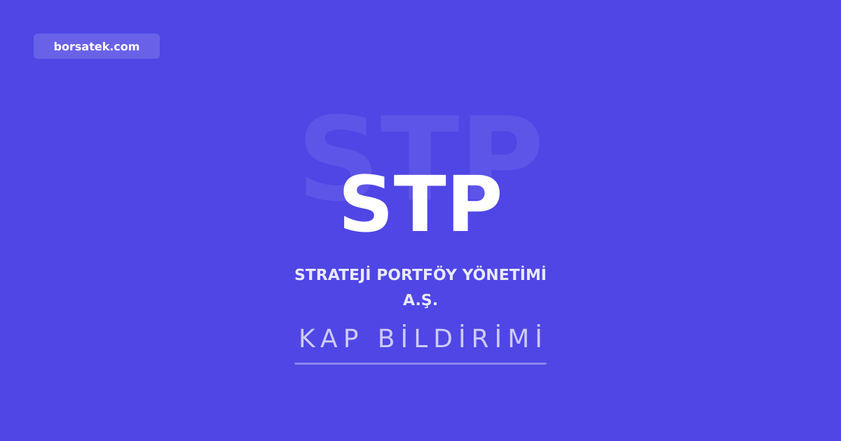 Strateji Portföy'den ikinci hisse senedi fonu ihracı Borsatek