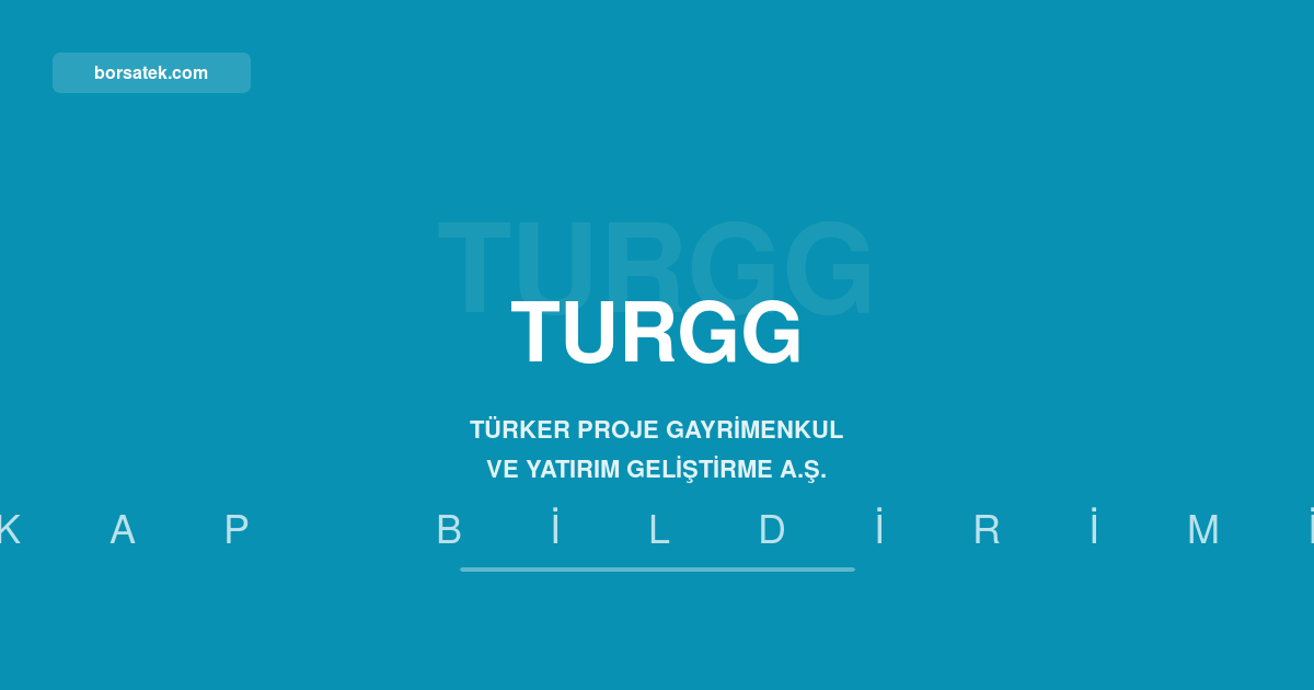 Tรผrker Proje GYO'nun Kartal'daki arazisinde aฤฤฑr metal kirliliฤi tespit edildi Borsatek