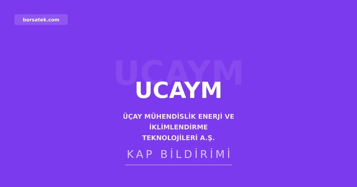 Üçay Mühendislik'ten Sancaktepe Şehir Hastanesi için 1,35 milyar TL'lik iki sözleşme Borsatek