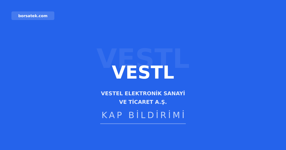 Vestel Elektronik'in yeni İnsan Kaynakları Genel Müdürü Tuğba Gök Nam oldu Borsatek