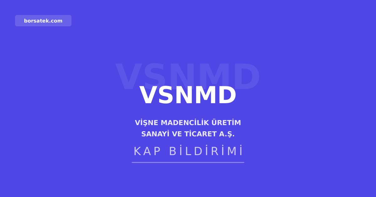 Vişne Madencilik'e yeni bilgi güvenliği sorumlusu Borsatek
