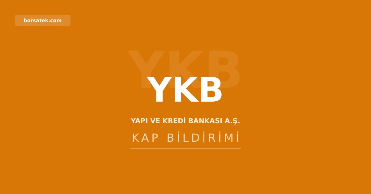 Yapฤฑ Kredi'de genel kurul kararฤฑna dava aรงฤฑldฤฑ Borsatek