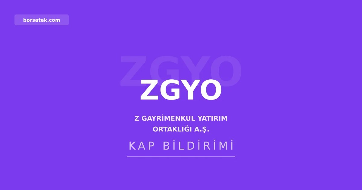 Z GYO, ASO 2. ve 3. OSB'deki otel yapısını 200 milyon TL'ye satın aldı Borsatek