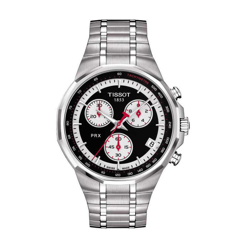 Tissot PRX Black & Cream 40mm Men's Chronograph Watch Borsheims