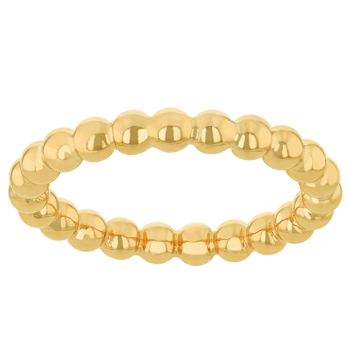 Yellow Gold Beaded Ring Borsheims