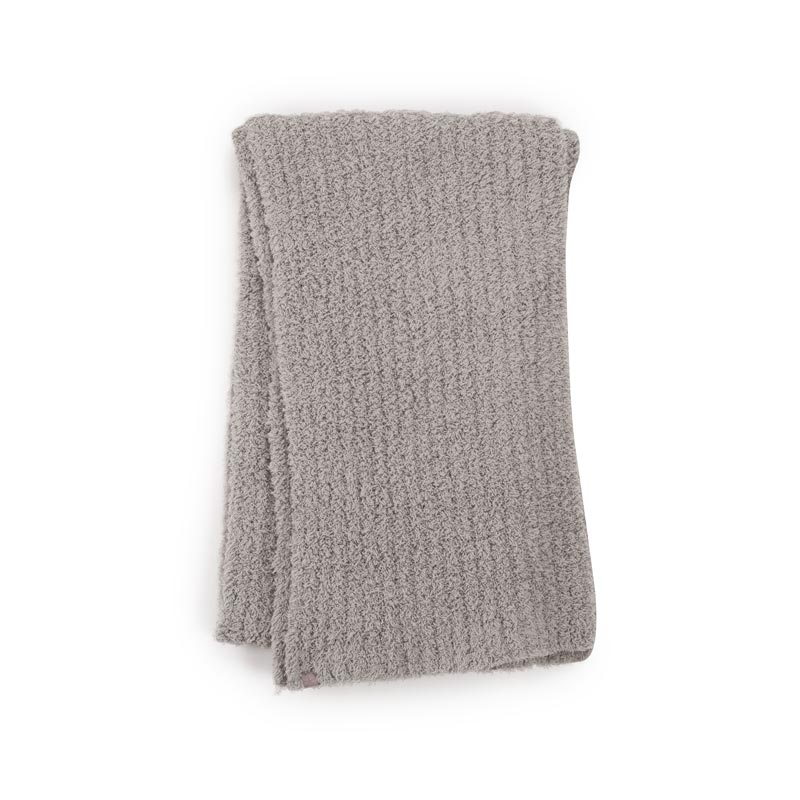 Barefoot Dreams The CozyChic Ribbed Scarf, Dove Grey BDUCC1244031